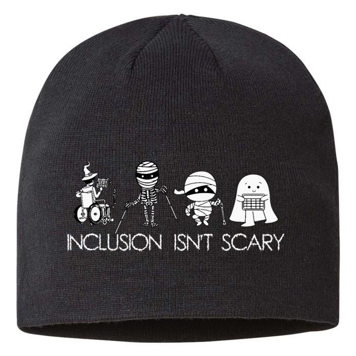 Inclusion IsnT Scary Slp Halloween Sped Teacher Ghost Mummy Sustainable Beanie