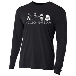 Inclusion IsnT Scary Slp Halloween Sped Teacher Ghost Mummy Cooling Performance Long Sleeve Crew