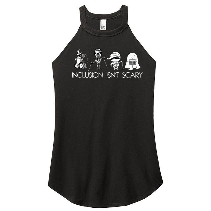 Inclusion IsnT Scary Slp Halloween Sped Teacher Ghost Mummy Women's Perfect Tri Rocker Tank