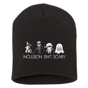 Inclusion IsnT Scary Slp Halloween Sped Teacher Ghost Mummy Short Acrylic Beanie