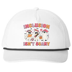 Inclusion IsnT Scary Boo Ghost Sped Teacher Halloween Snapback Five-Panel Rope Hat