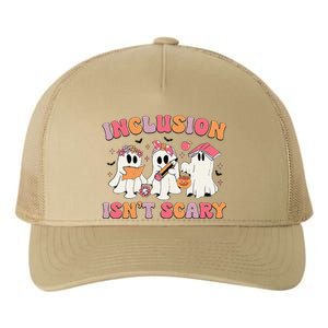 Inclusion IsnT Scary Boo Ghost Sped Teacher Halloween Yupoong Adult 5-Panel Trucker Hat