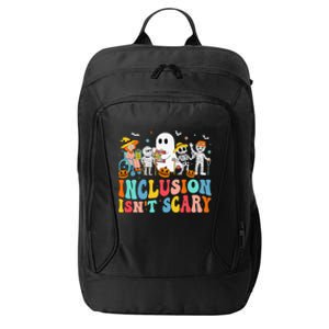 Inclusion IsnT Scary Slp Halloween Sped Teacher Ghost Mummy Gift City Backpack