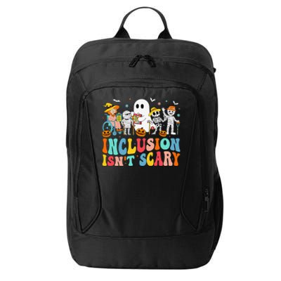 Inclusion IsnT Scary Slp Halloween Sped Teacher Ghost Mummy Gift City Backpack