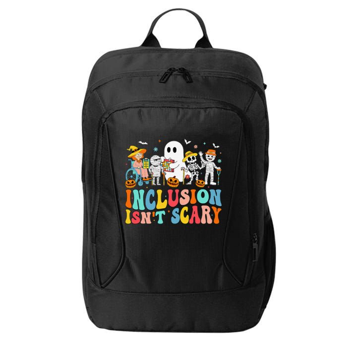 Inclusion IsnT Scary Slp Halloween Sped Teacher Ghost Mummy Gift City Backpack