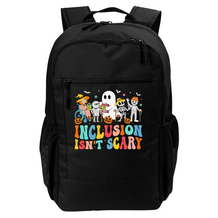 Inclusion IsnT Scary Slp Halloween Sped Teacher Ghost Mummy Gift Daily Commute Backpack