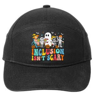 Inclusion IsnT Scary Slp Halloween Sped Teacher Ghost Mummy Gift 7-Panel Snapback Hat