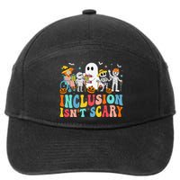 Inclusion IsnT Scary Slp Halloween Sped Teacher Ghost Mummy Gift 7-Panel Snapback Hat