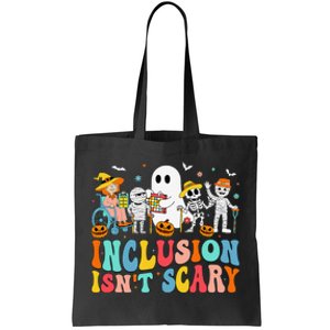 Inclusion IsnT Scary Slp Halloween Sped Teacher Ghost Mummy Gift Tote Bag