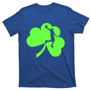 Irish Ireland St Patrick's Day Basketball Player Lucky Leaf Gift T-Shirt