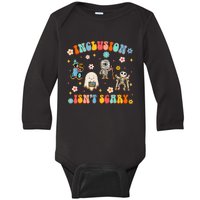 Inclusion IsnT Scary Slp Halloween Sped Teacher Gift Baby Long Sleeve Bodysuit