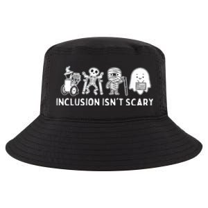 Inclusion IsnT Scary Teacher Skeleton Ghost Cute Halloween Cool Comfort Performance Bucket Hat