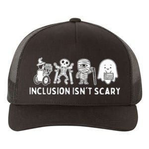 Inclusion IsnT Scary Teacher Skeleton Ghost Cute Halloween Yupoong Adult 5-Panel Trucker Hat