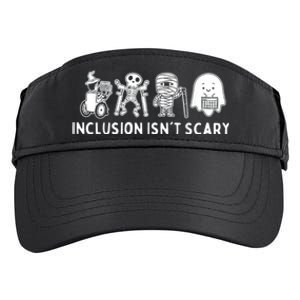 Inclusion IsnT Scary Teacher Skeleton Ghost Cute Halloween Adult Drive Performance Visor