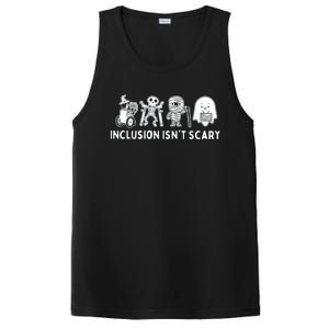 Inclusion IsnT Scary Teacher Skeleton Ghost Cute Halloween PosiCharge Competitor Tank