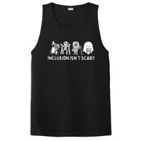 Inclusion IsnT Scary Teacher Skeleton Ghost Cute Halloween PosiCharge Competitor Tank