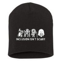 Inclusion IsnT Scary Teacher Skeleton Ghost Cute Halloween Short Acrylic Beanie