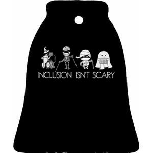 Inclusion IsnT Scary Slp Halloween Sped Teacher Ghost Mummy Ceramic Bell Ornament