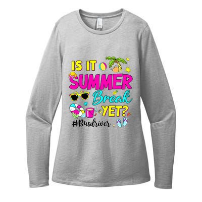 Is It Summer Break Yet Bus Driver Last Day Of School Womens CVC Long Sleeve Shirt