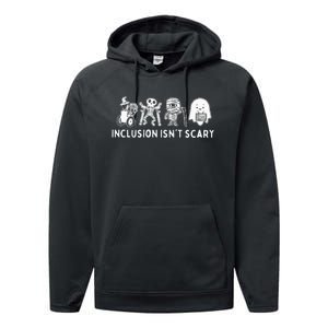 Inclusion IsnT Scary Teacher Skeleton Ghost Performance Fleece Hoodie