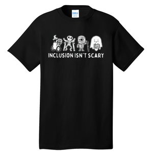 Inclusion IsnT Scary Teacher Skeleton Ghost Tall T-Shirt