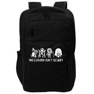 Inclusion IsnT Scary Teacher Skeleton Ghost Impact Tech Backpack