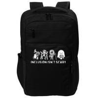 Inclusion IsnT Scary Teacher Skeleton Ghost Impact Tech Backpack