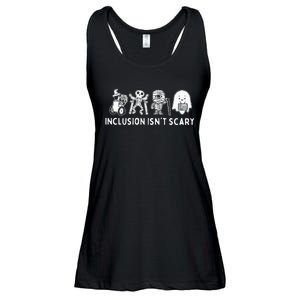 Inclusion IsnT Scary Teacher Skeleton Ghost Ladies Essential Flowy Tank