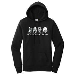 Inclusion IsnT Scary Teacher Skeleton Ghost Women's Pullover Hoodie