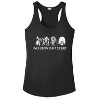 Inclusion IsnT Scary Teacher Skeleton Ghost Ladies PosiCharge Competitor Racerback Tank