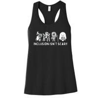 Inclusion IsnT Scary Teacher Skeleton Ghost Women's Racerback Tank