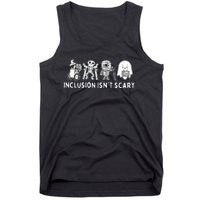 Inclusion IsnT Scary Teacher Skeleton Ghost Tank Top