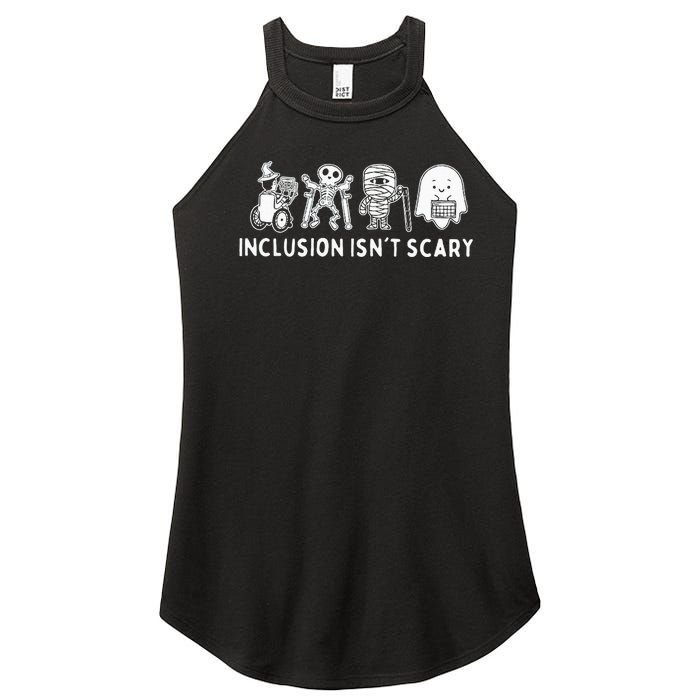 Inclusion IsnT Scary Teacher Skeleton Ghost Women's Perfect Tri Rocker Tank