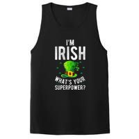 I'm Irish Superpower Ireland Irish Proud St Patrick Day PosiCharge Competitor Tank