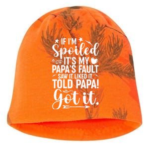 If IM Spoiled ItS My PapaS Fault Saw It Liked It Kati - Camo Knit Beanie