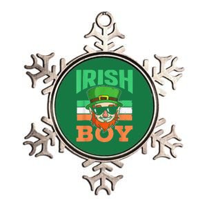 Irish  Ireland St Patricks Day Green Team St Patricks Metallic Star Ornament