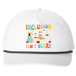 Inclusion IsnT Scary Teacher Skeleton Ghost Cute Halloween Snapback Five-Panel Rope Hat