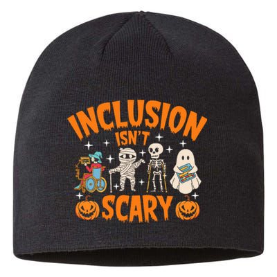 Inclusion IsnT Scary Halloween Awareness Sustainable Beanie