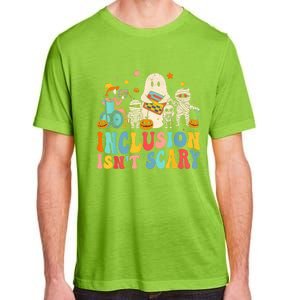 Inclusion IsnT Scary Ghost Mummy Halloween Slp Sped Teacher Adult ChromaSoft Performance T-Shirt