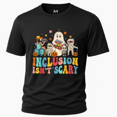 Inclusion IsnT Scary Ghost Mummy Halloween Slp Sped Teacher Performance Shirt