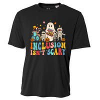 Inclusion IsnT Scary Ghost Mummy Halloween Slp Sped Teacher Cooling Performance Crew T-Shirt