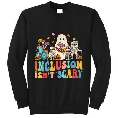 Inclusion IsnT Scary Ghost Mummy Halloween Slp Sped Teacher Sweatshirt