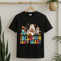 Inclusion IsnT Scary Ghost Mummy Halloween Slp Sped Teacher T-Shirt