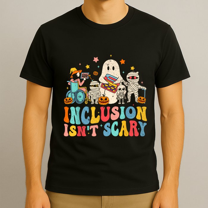 Inclusion IsnT Scary Ghost Mummy Halloween Slp Sped Teacher T-Shirt