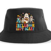 Inclusion IsnT Scary Ghost Mummy Halloween Slp Sped Teacher Sustainable Bucket Hat