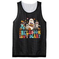 Inclusion IsnT Scary Ghost Mummy Halloween Slp Sped Teacher Mesh Reversible Basketball Jersey Tank