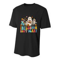 Inclusion IsnT Scary Ghost Mummy Halloween Slp Sped Teacher Youth Performance Sprint T-Shirt