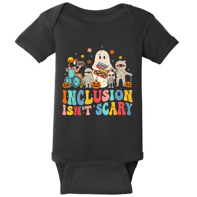 Inclusion IsnT Scary Ghost Mummy Halloween Slp Sped Teacher Baby Bodysuit
