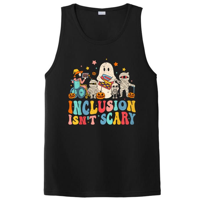 Inclusion IsnT Scary Ghost Mummy Halloween Slp Sped Teacher PosiCharge Competitor Tank