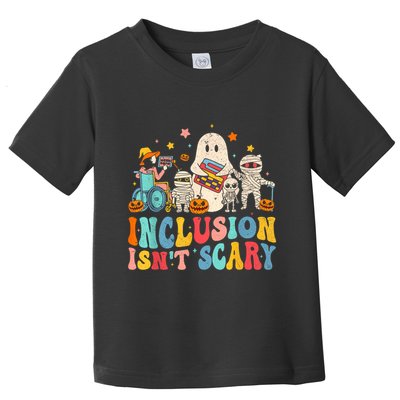Inclusion IsnT Scary Ghost Mummy Halloween Slp Sped Teacher Toddler T-Shirt